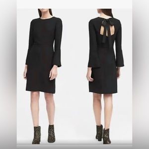 Banana Republic Long Sleeve Bow Tie Dress